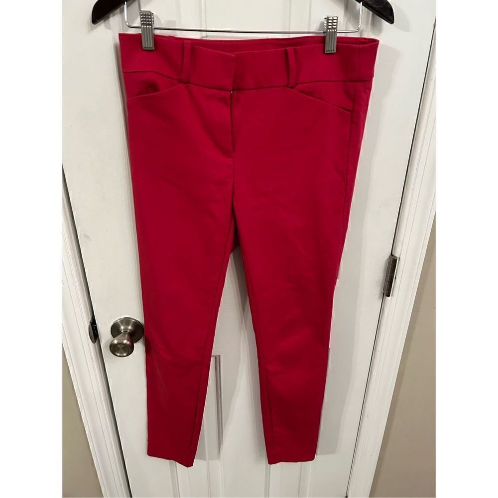 Loft size 2 red pants merisa skinny